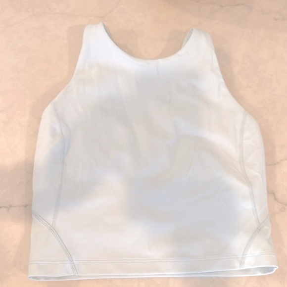Lululemon high neck align tank size 4 blue - Picture 2 of 3